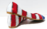 Red, White, and Blue Patriotic Flats - Wicked Addiction