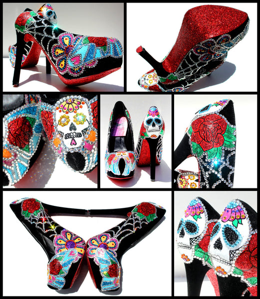 Day of the 2025 dead high heels