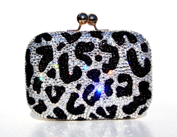 Crystal Leopard Clutch - Wicked Addiction