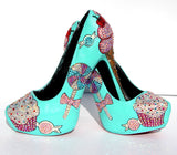 Ice Cream & Cupcake Crystal Heels - Wicked Addiction