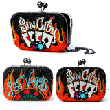 Las Vegas Sin City Crystal Clutch - Wicked Addiction