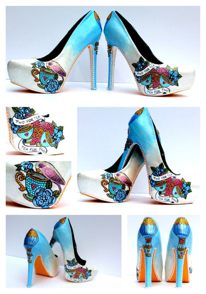 Custom painted heels sales