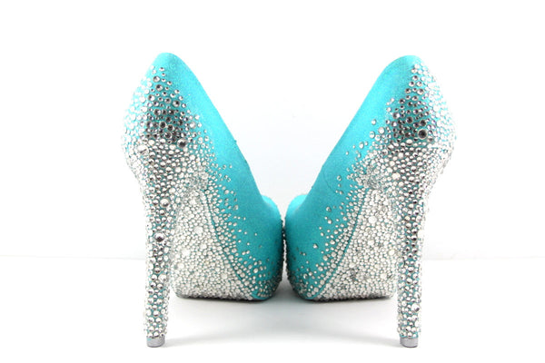 Robins Egg Blue Heels with Swarovski Crystals (Multiple Color Choices) Wicked Addiction Robins Egg Blue Heels with Swarovski Crystals (Multiple Color Choices) Wicked Addiction