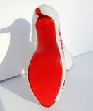 Pearl & Red Swarovski Crystal Heel - Wicked Addiction