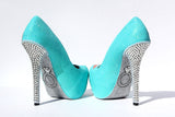 Butterfly Bridal Swarovski Crystal Heels with Pearls - Wicked Addiction