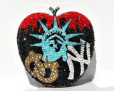 NYC Big Apple Swarovski Crystal Clutch - Wicked Addiction