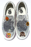 Swarovski Crystal Vans with Emojis of Your Choice - Wicked Addiction