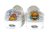 Swarovski Crystal Vans with Emojis of Your Choice - Wicked Addiction