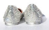 Sparkling Crystal Bridal Ballet Flats - Wicked Addiction