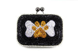 Swarovski Crystal Puppy Clutch - Wicked Addiction