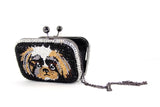 Swarovski Crystal Puppy Clutch - Wicked Addiction