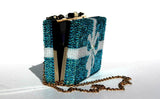 Swarovski Crystal Clutch in Tiffany Aqua Blue - Wicked Addiction