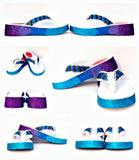 Sparkling Ombre Swarovski Crystal Flip Flop - Wicked Addiction