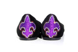 Fleur De Lis Swarovski Crystal Flats - Wicked Addiction