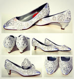 Classic Lace Wedding Kitten Heel - Wicked Addiction