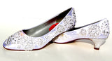 Classic Lace Wedding Kitten Heel - Wicked Addiction