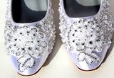 Classic Lace Wedding Kitten Heel - Wicked Addiction