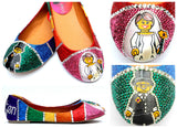 Rainbow Bridal Crystal Flats - Wicked Addiction