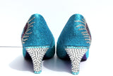 Crystal Peacock Feather Heels (3 Inch) - Wicked Addiction
