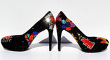 Pop Art Swarovski Crystal Heels - Wicked Addiction