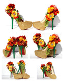 Custom Fall Wedding Heels - Wicked Addiction