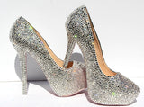 Custom Swarovski Crystal Heel (Your Color Choice!) - Wicked Addiction