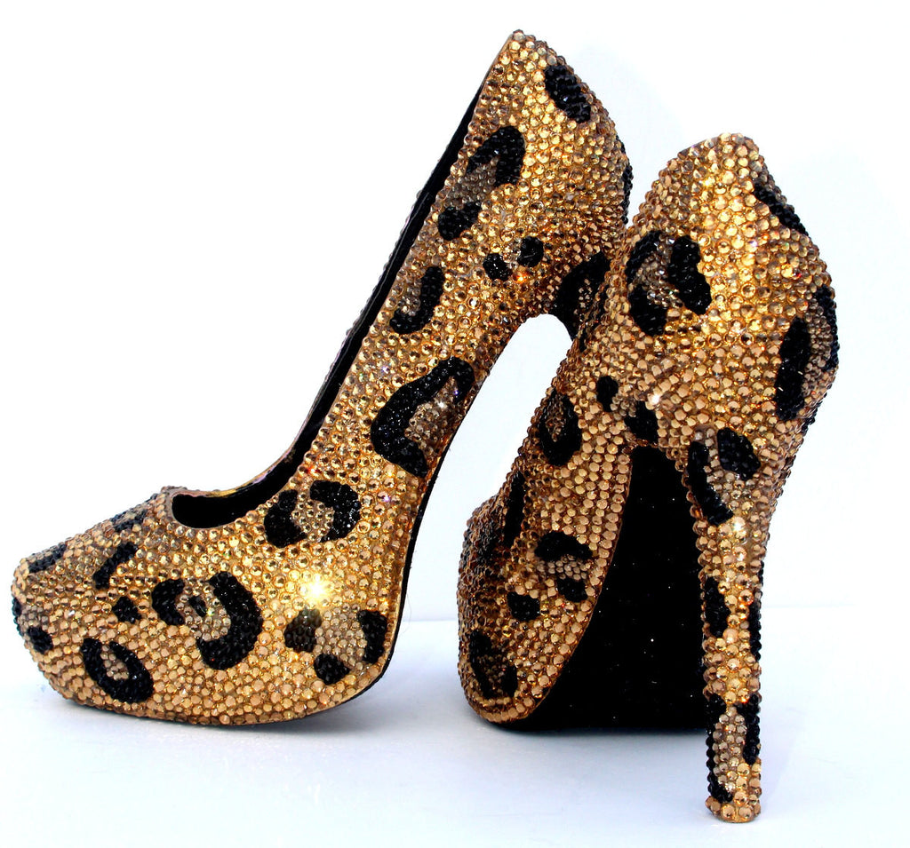 Cheap Women Sexy Red Leopard Platform Heels FishToe Sandals for Party  Fashion Shoes Heels 15cm LFD-8661-36 | Joom
