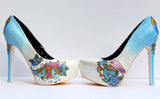 Hand-Painted Hot Air Balloon Heels - Wicked Addiction