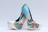 Hand-Painted Hot Air Balloon Heels - Wicked Addiction