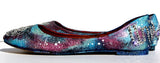 Unicorn Galaxy Swarovski Crystal Flats - Wicked Addiction