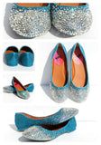 Swarovski Crystal Ballet Flat (Your Choice of Colors) - Wicked Addiction