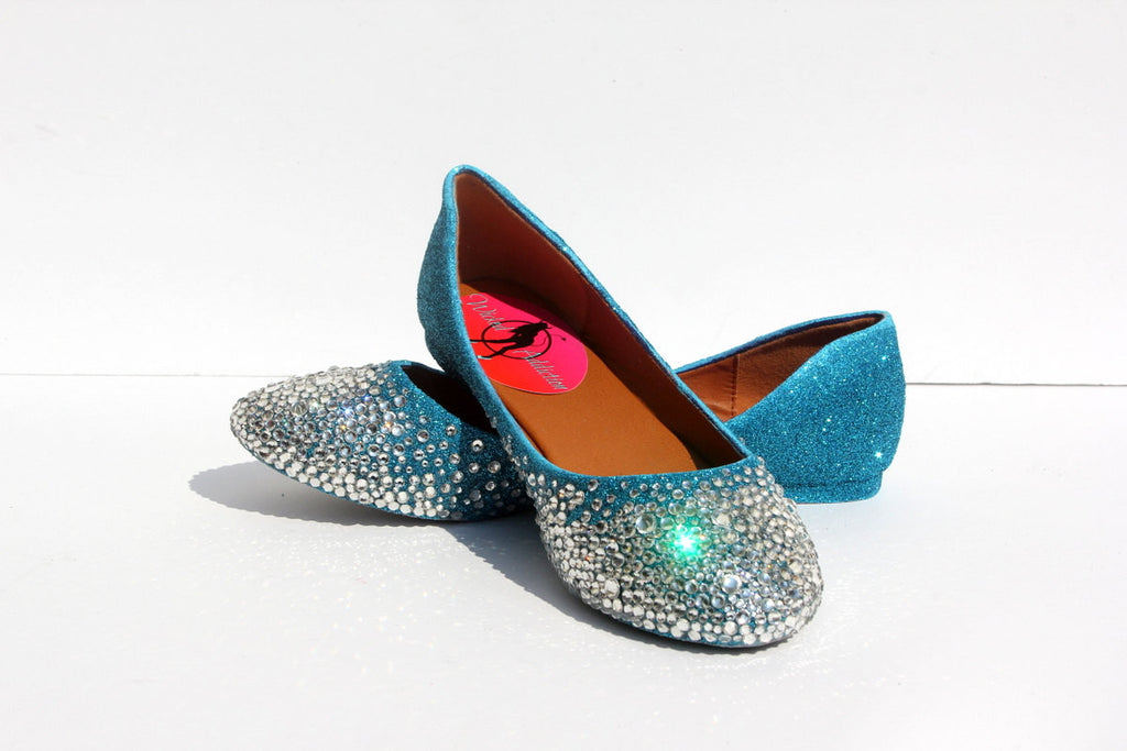 Swarovski Crystal Ballet Flat (Your Choice of Colors) - Wicked Addiction