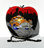 NYC Big Apple Swarovski Crystal Clutch - Wicked Addiction